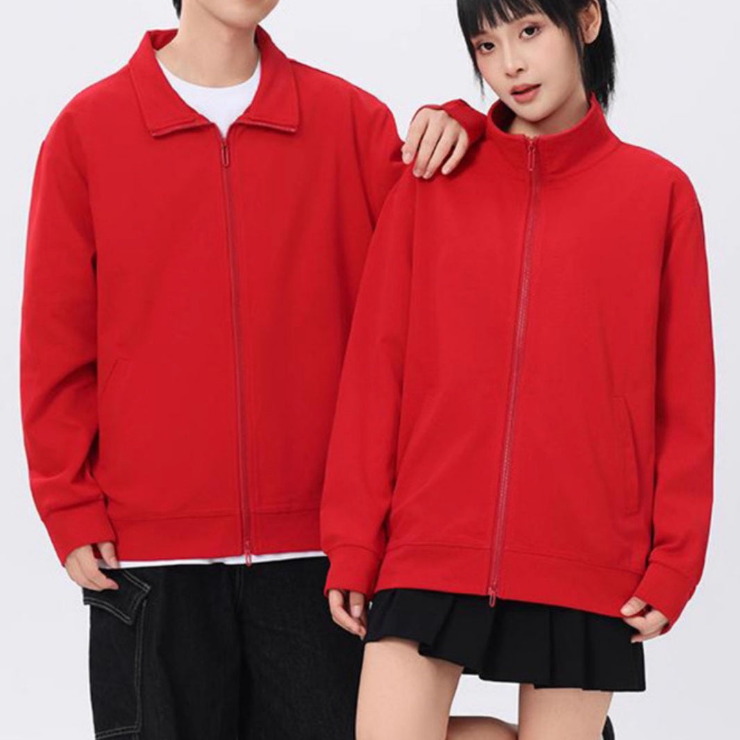 Loose-Fit Kapuzenjacke mit Reissverschluss