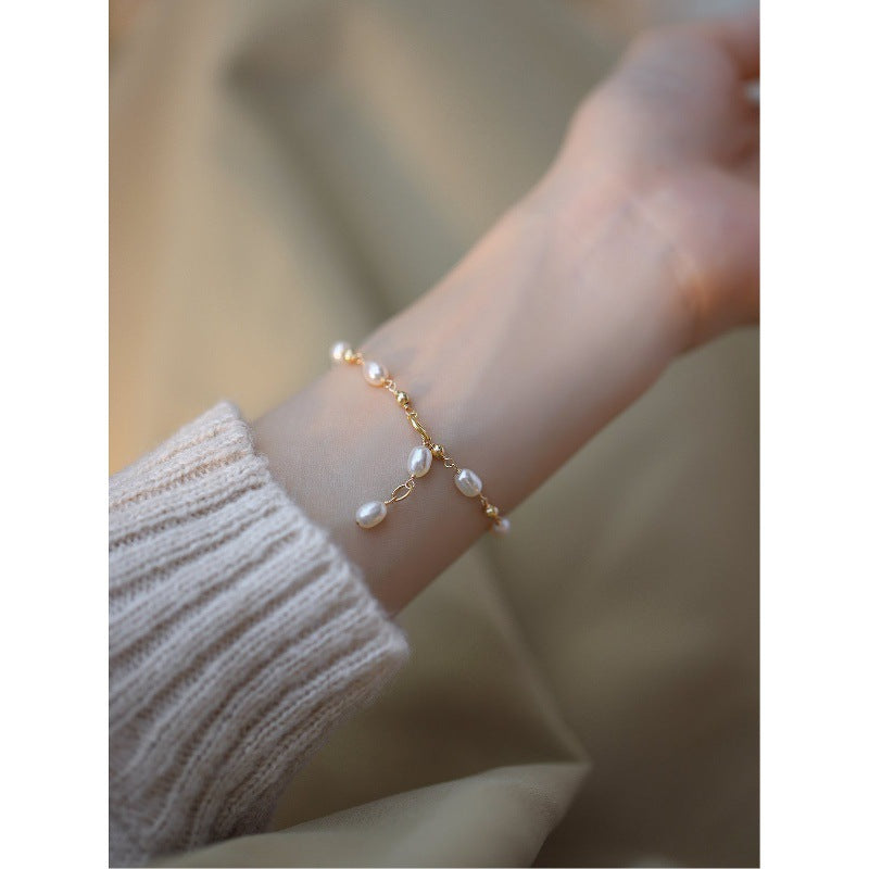 Märchenhaftes Armband mit Süsswasserperlen – Bild 3 | LuxeStyle