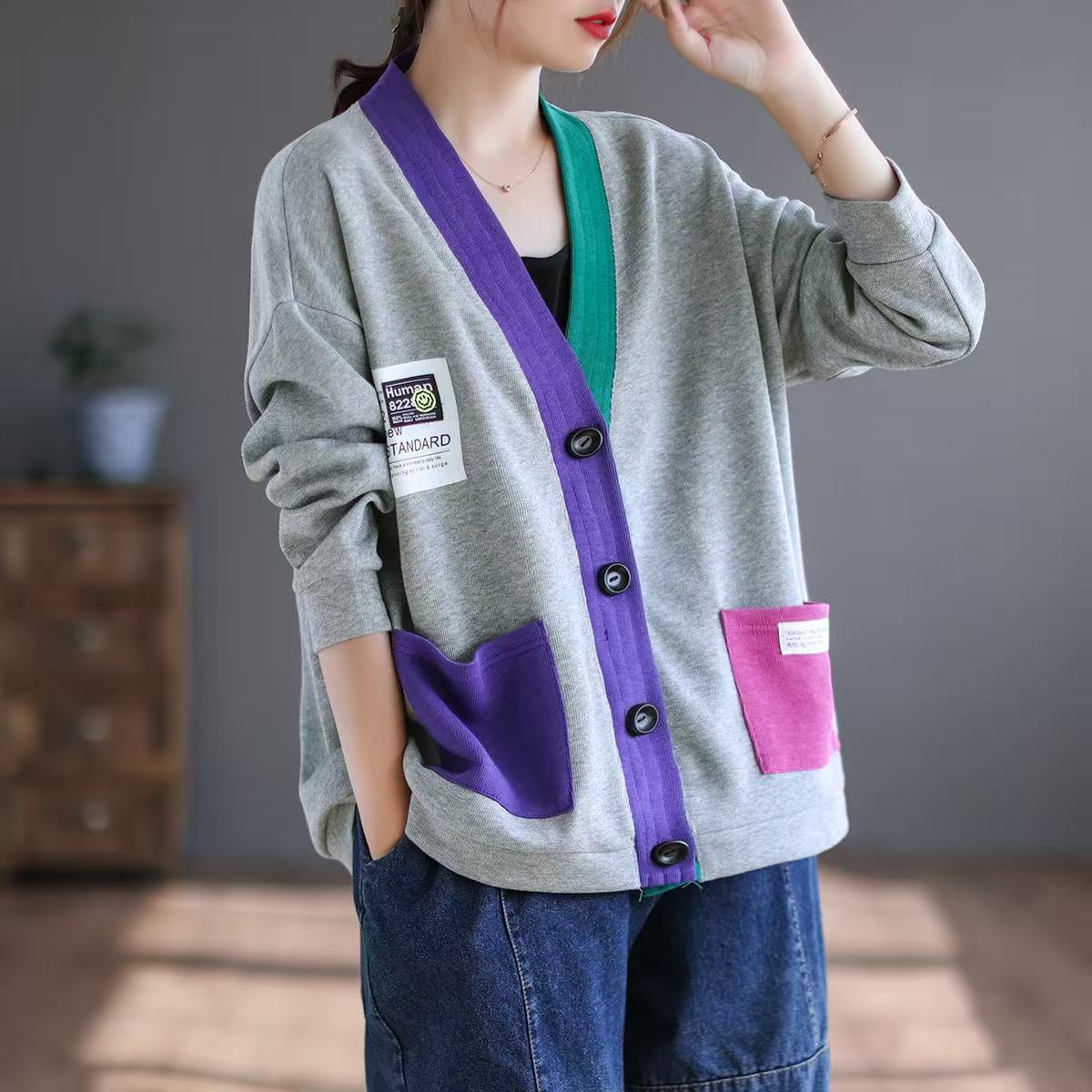 Casual-Langarm-Pullover