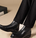 Herren High-top Leder Freizeitschuh – Bild 6 | LuxeStyle