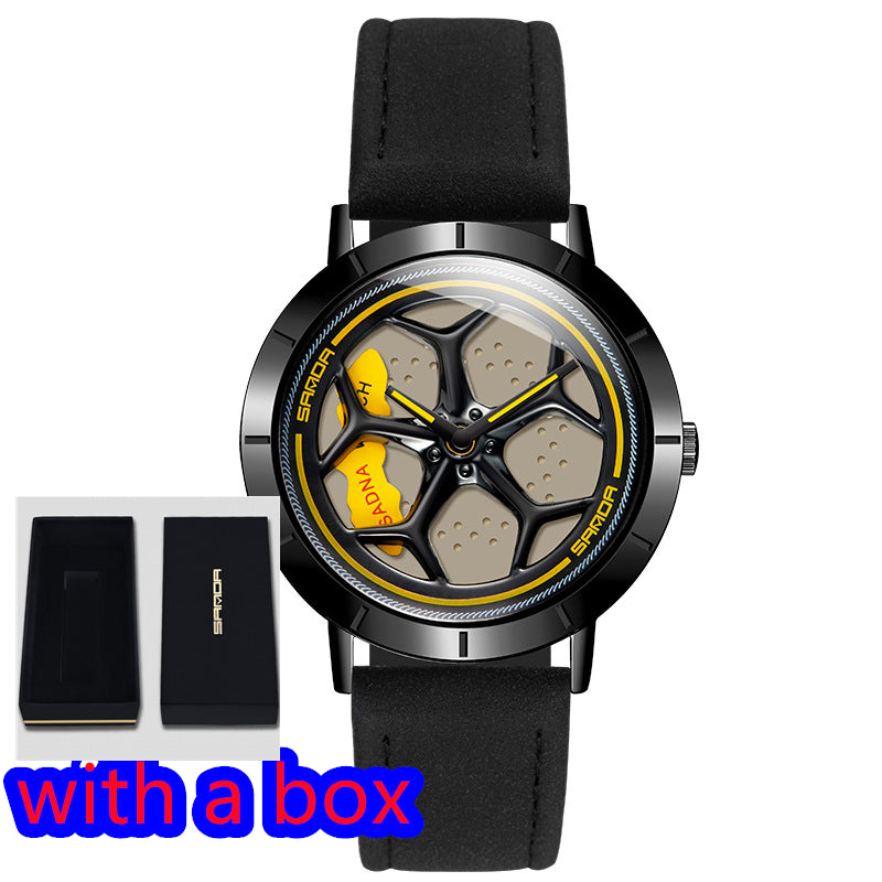 Sanda Wheel Quarz-Uhr – 43 mm, 30 m wasserdicht – Bild 5 | LuxeStyle