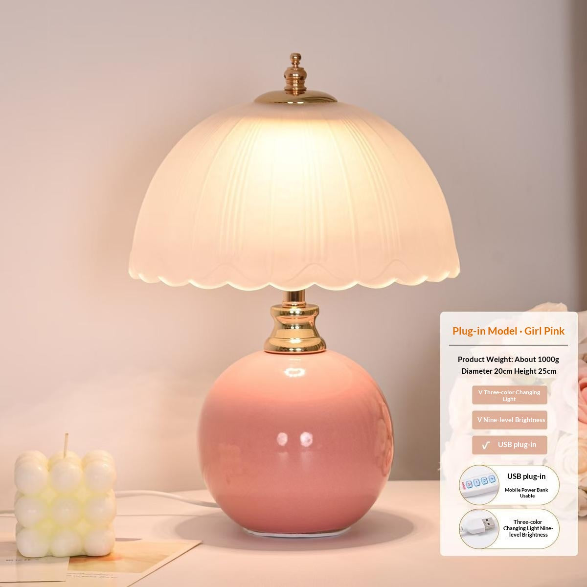 Nachtlicht mit 12 W Augen-schutzlampe – 5 Farben – Bild 9 | LuxeStyle