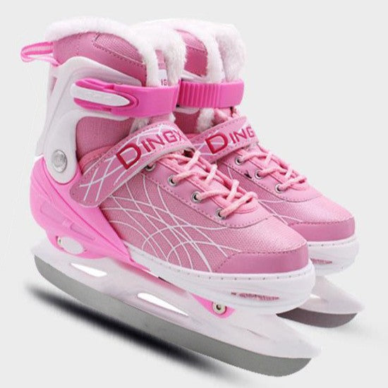 Kinder Schlittschuh-Schuhe mit Plüsch – Bild 1 | LuxeStyle