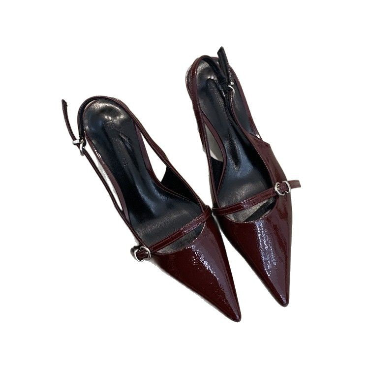 Baotou Riemchensandalen mit spitzer Zehenpartie – Bild 3 | LuxeStyle
