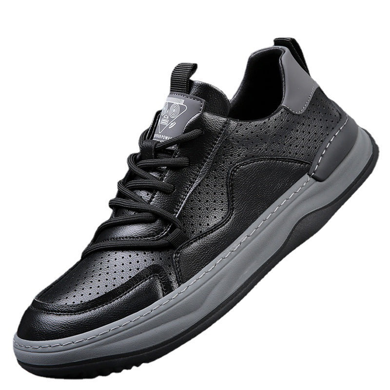 Herren-Sneaker aus Echtleder mit dicker Sohle – Bild 12 | LuxeStyle
