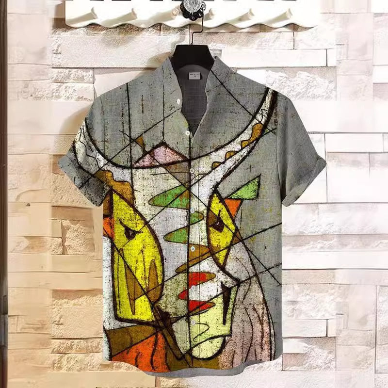Trendiges Camouflage Cardigan-Shirt mit 3D-Print – Bild 16 | LuxeStyle