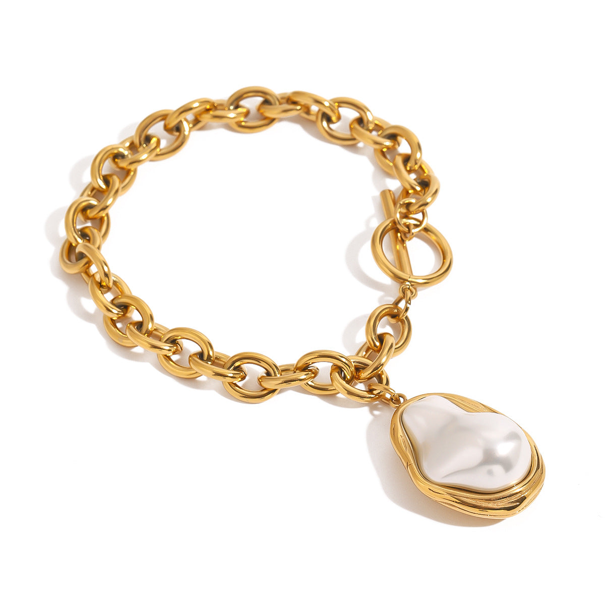 Stilvolles Armband aus vergoldetem Edelstahl | LuxeStyle