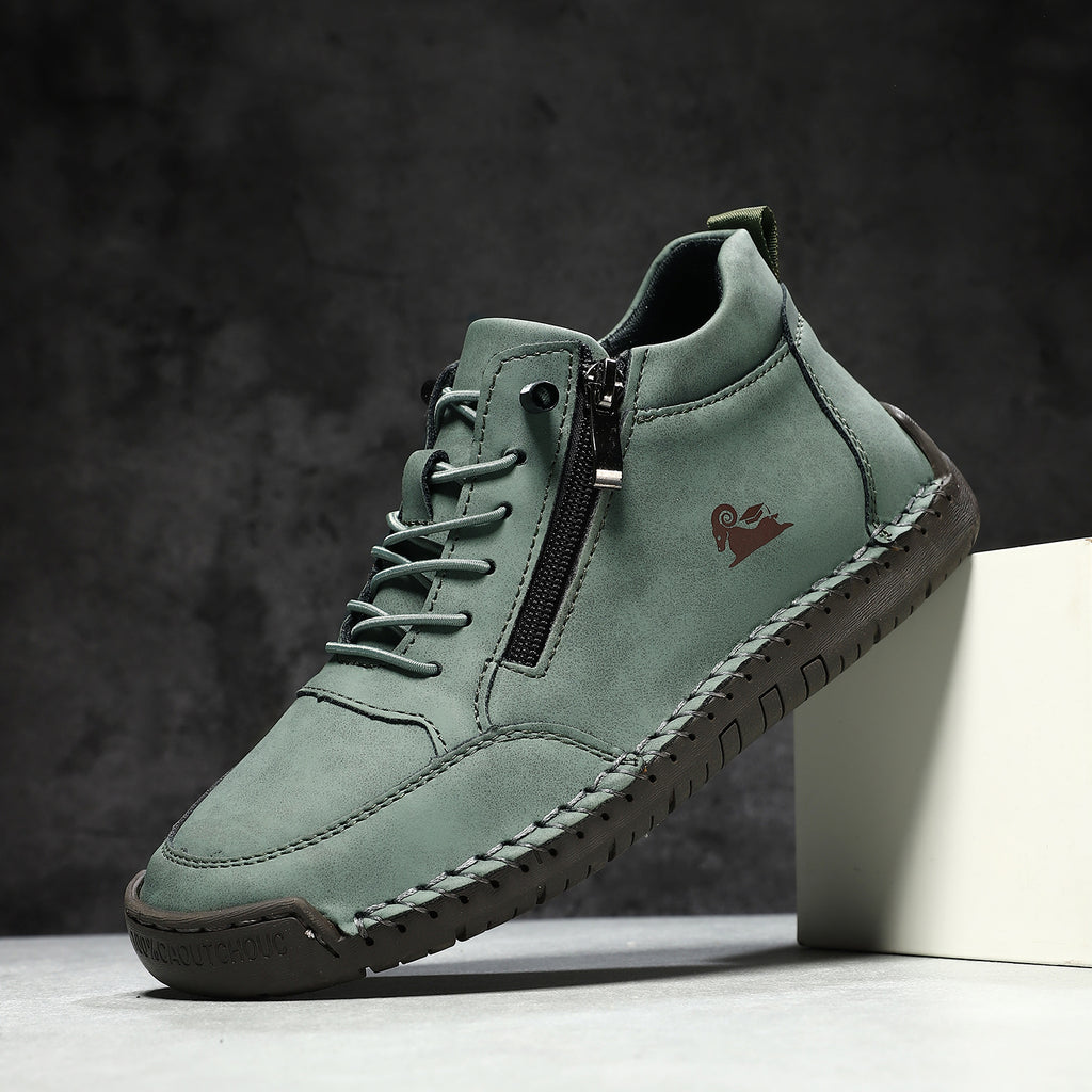 Handgenähte Damen-Freizeitschuhe mit weicher Sohle