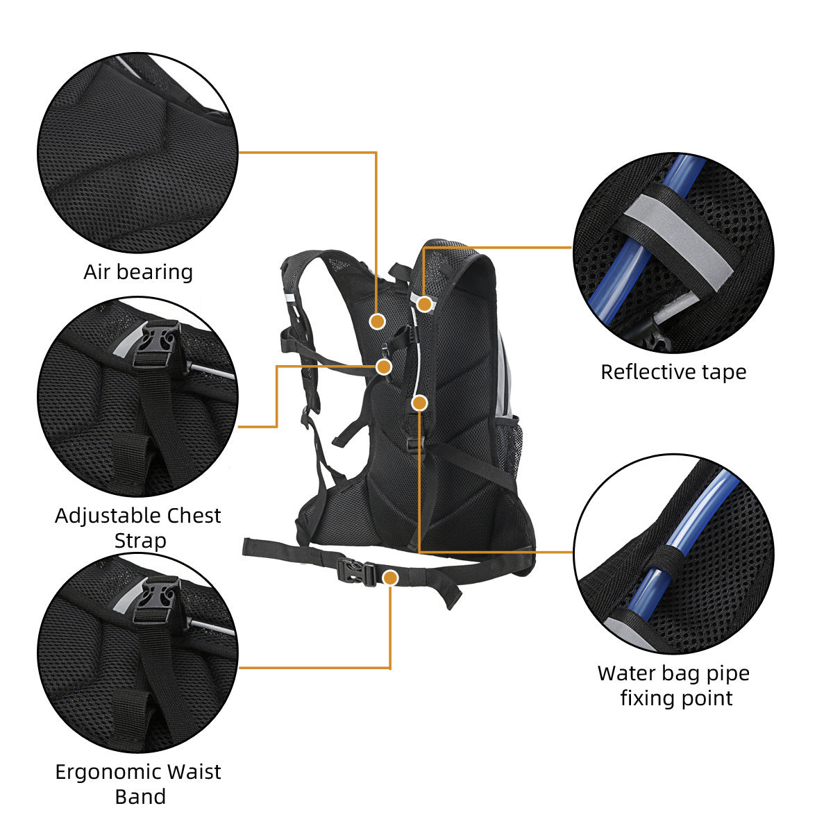Reflektierender Sport-Rucksack – Bild 10 | LuxeStyle