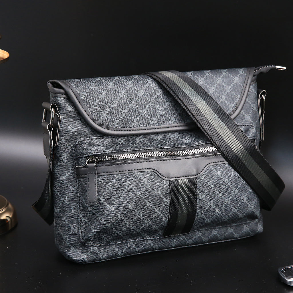 Männer Crossbody Rucksack Plaid – Bild 3 | LuxeStyle