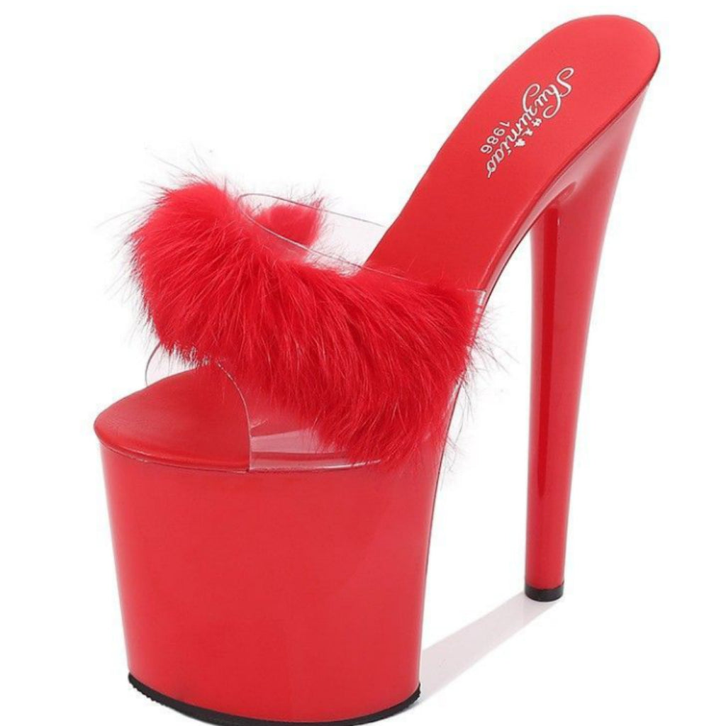 20 cm Fusseliger Laufsteg-Slipper