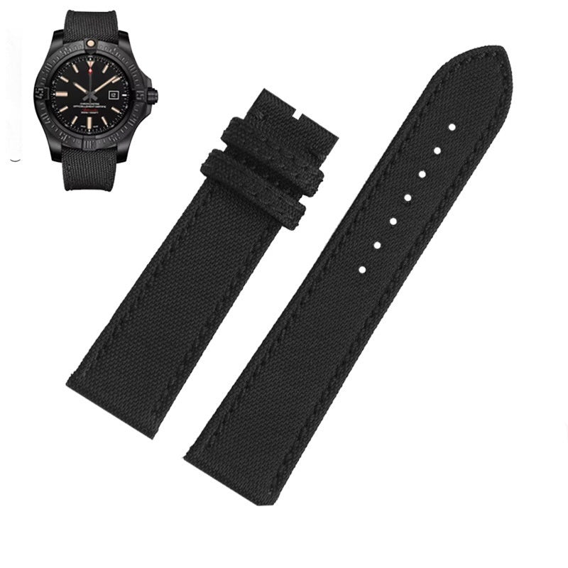 Nylon-Canvas-Uhrenarmband – Bild 1 | LuxeStyle