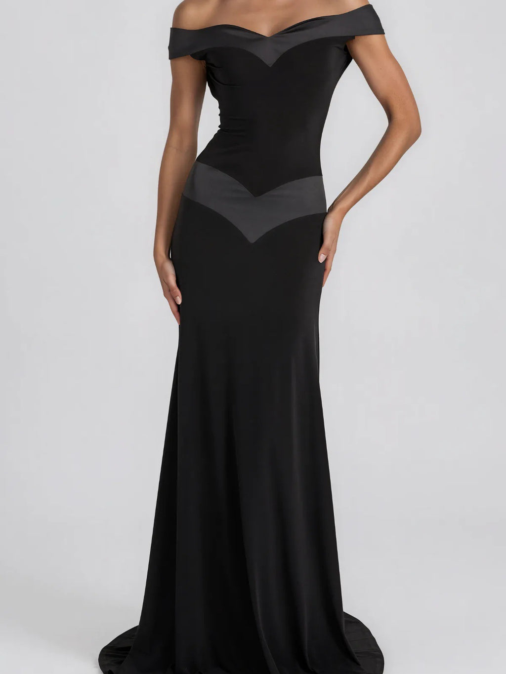 Schwarze Patchwork-Mermaid-Rock