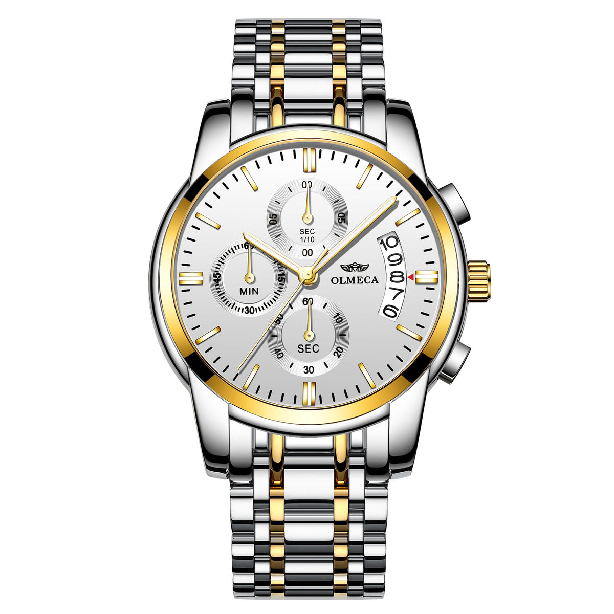Butterfly-Clip Stahlarmband Herren-Wasseruhr Leuchtfunktion – Bild 9 | LuxeStyle
