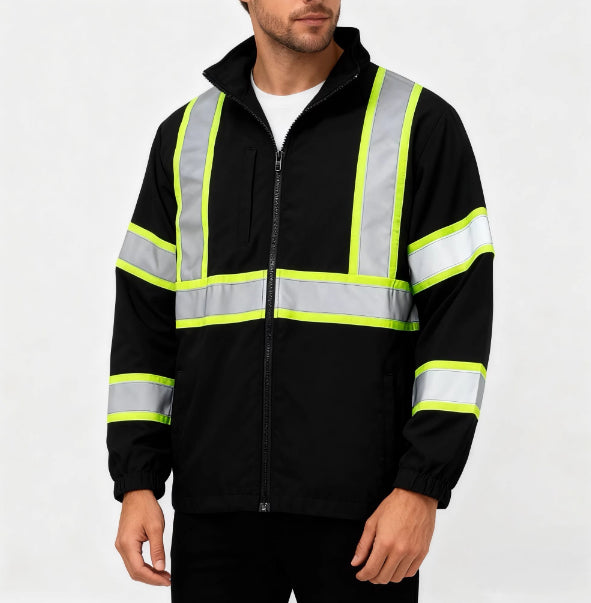 Softshell Arbeitsjacke mit Reflektoren – Bild 4 | LuxeStyle