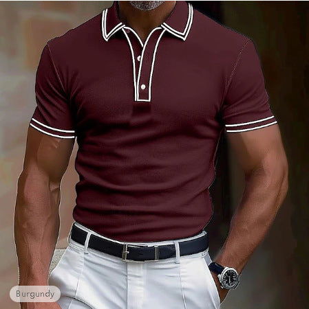 Herren Kurzarm Polo-Shirt – Bild 7 | LuxeStyle