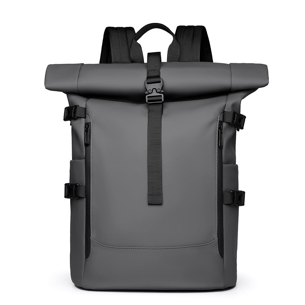 Rolltop-Reiserucksack Business, 20-35 l, wasserabweisend – Bild 3 | LuxeStyle