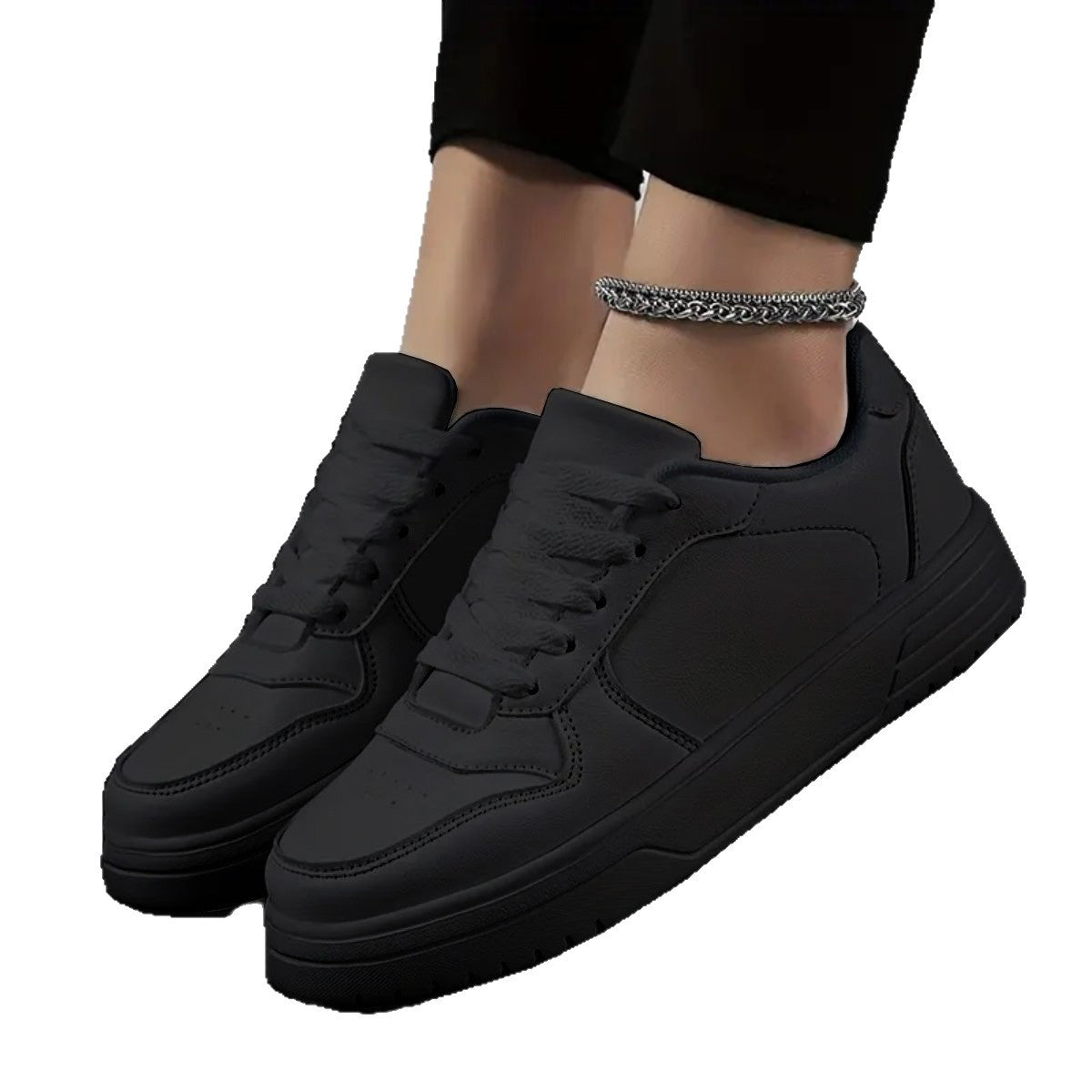Herren Sneaker aus Lederimitat