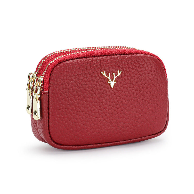 Mini-Portemonnaie aus echtem Leder – Bild 10 | LuxeStyle