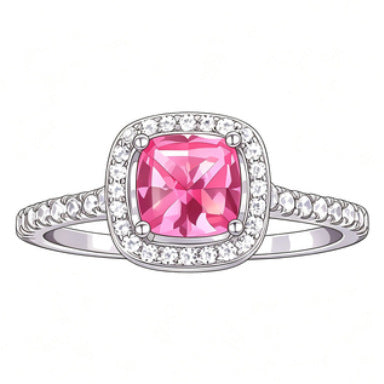 Prinzessin Kleiner Diamant Eleganter Ring