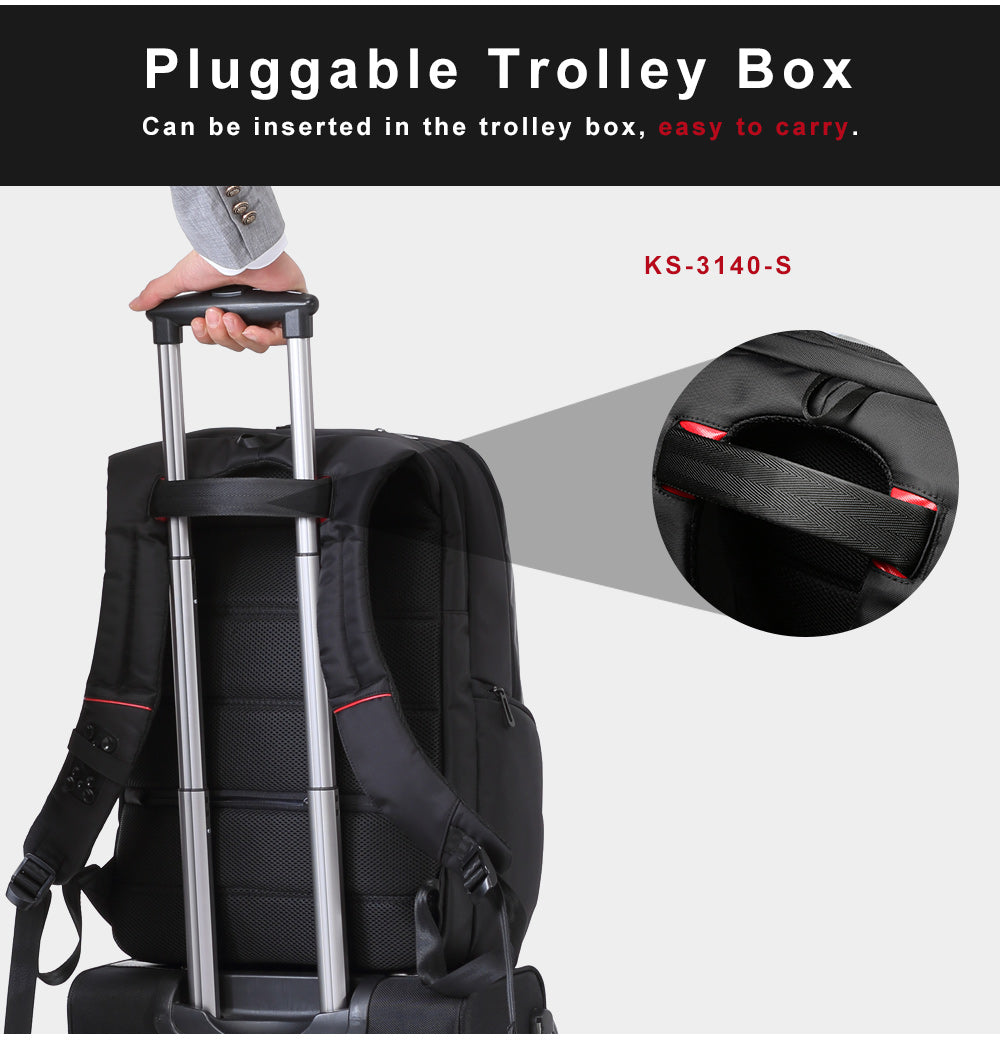 USB-Lade-Rucksack wasserdicht 15" – Bild 5 | LuxeStyle
