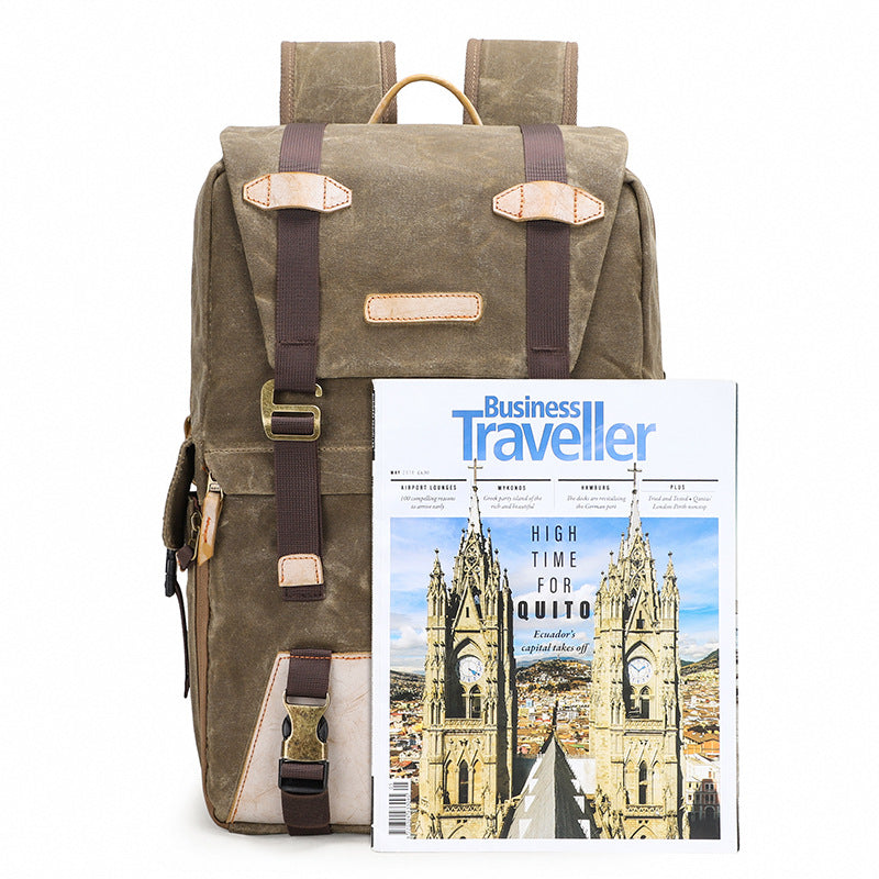 Wasserdichter Canvas-Rucksack – Bild 4 | LuxeStyle