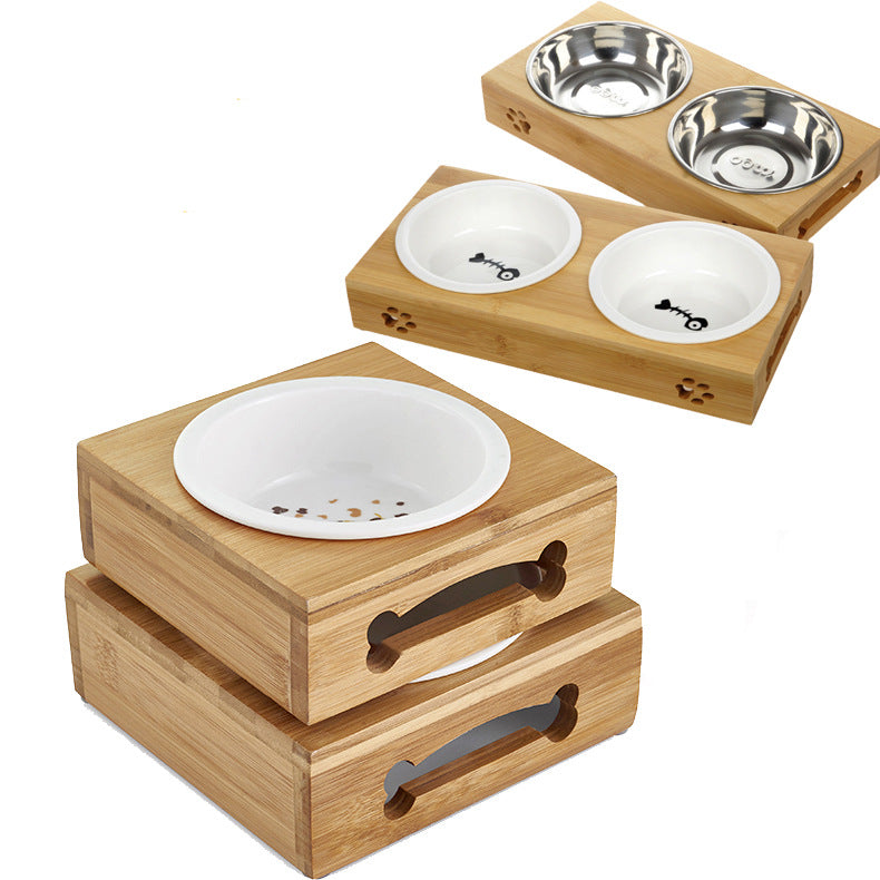 Futterbar aus Bambus für Haustiere – Bild 2 | LuxeStyle