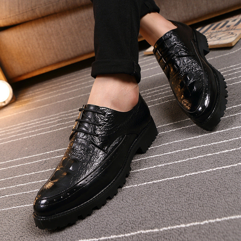 Britische Herren Freizeitschuhe mit Absatzerhöhung