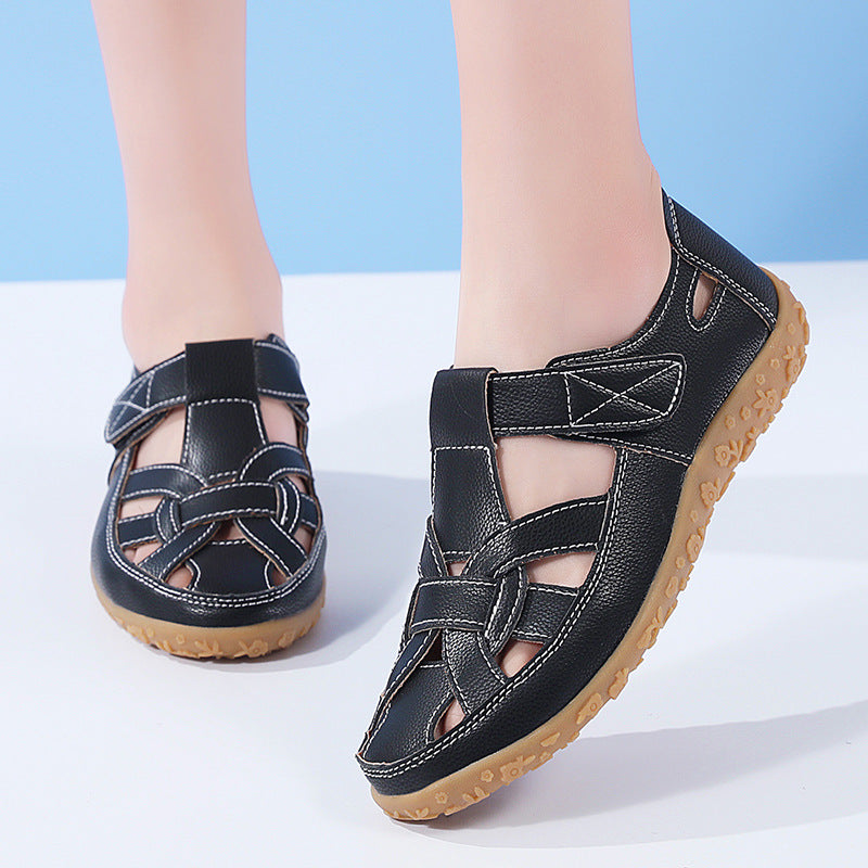 Hohle Fashion-Flachsandale – Bild 7 | LuxeStyle