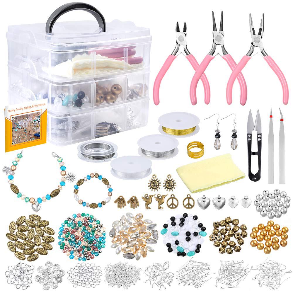 3‑lagiges Perlen‑ und Kristall-Perlen-Set | LuxeStyle
