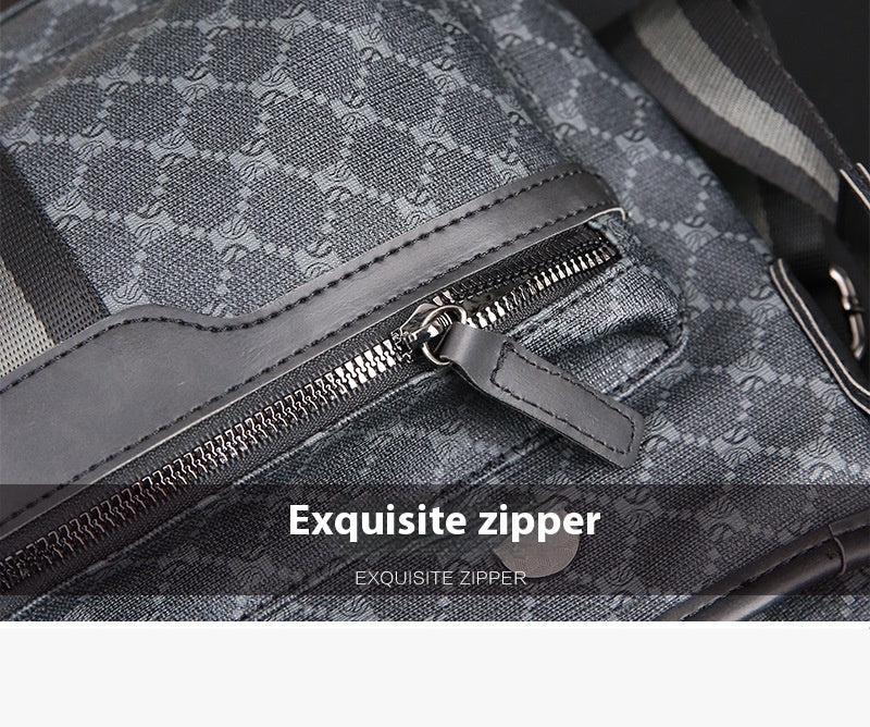 Männer Crossbody Rucksack Plaid – Bild 4 | LuxeStyle