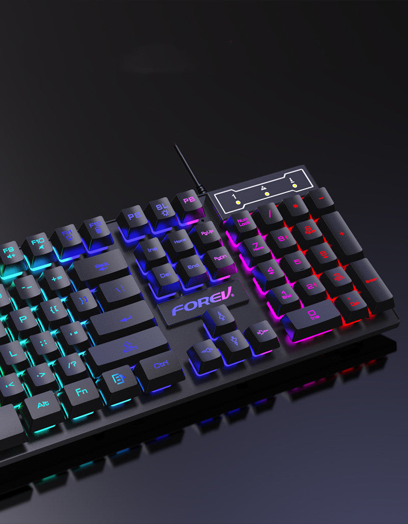 4-teiliges Gaming-Set: Tastatur, Maus, Headset | LuxeStyle