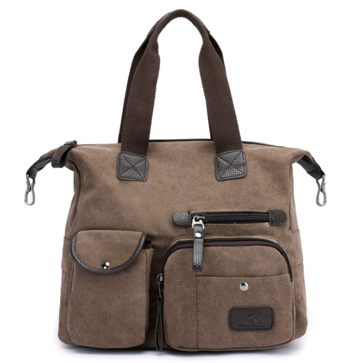 Herren Schulterdiagonaltasche aus Canvas, 36 × 13 × 29 cm – Bild 7 | LuxeStyle