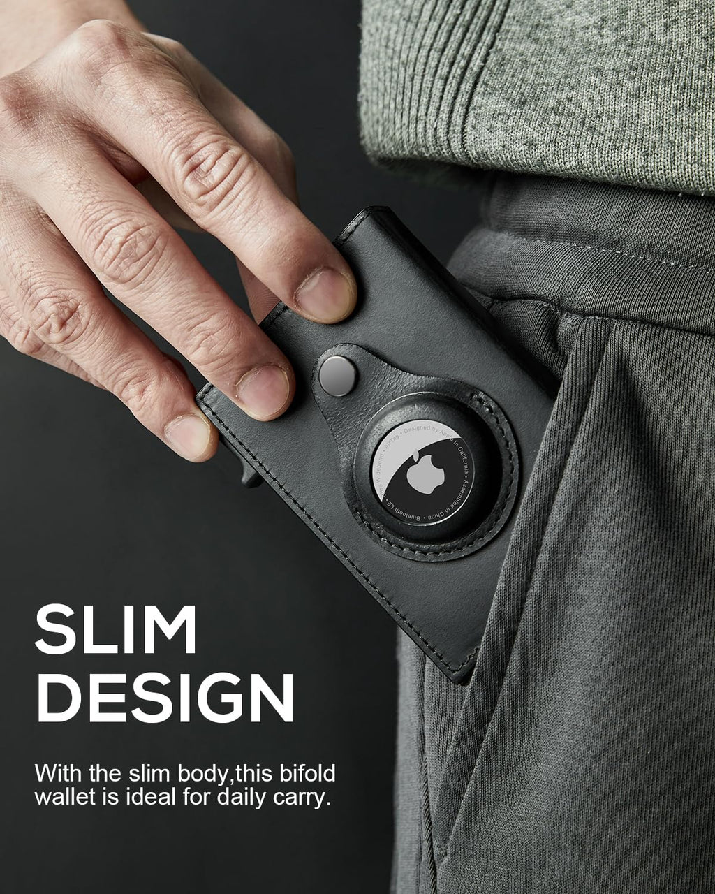 Smart Wallet mit Airtag-Halter