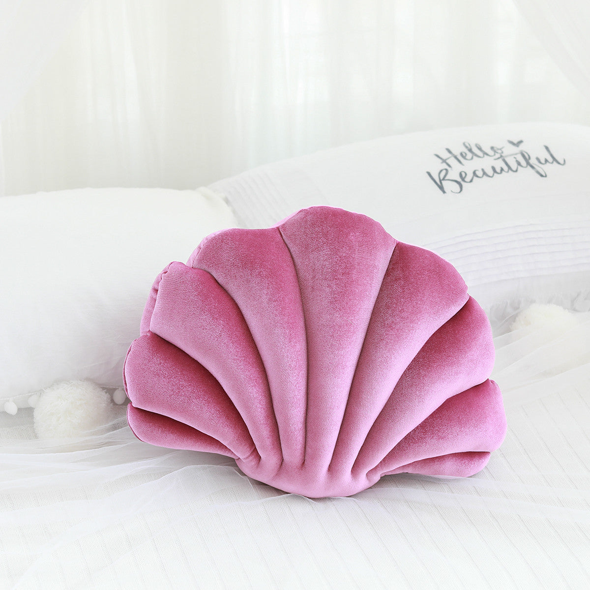 Muschel Kissen Plüschtier – Bild 9 | LuxeStyle