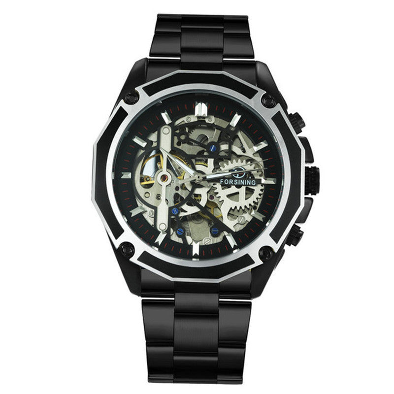 Herren Mechanikuhr mit offener Unruh – Bild 2 | LuxeStyle