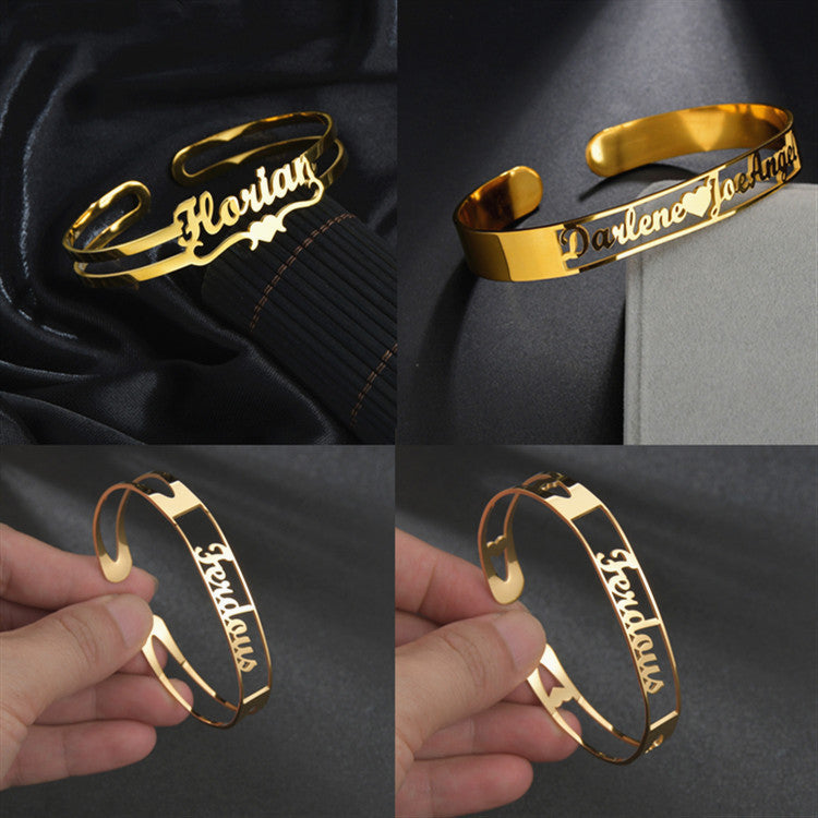 Personalisiertes Armband mit Gravur