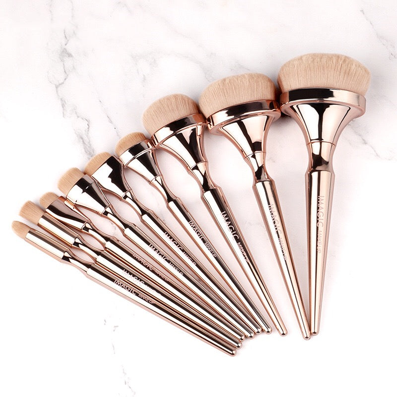 9-teiliges Pinselset für Make-up Artists