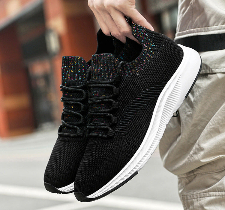 Weisser Sneaker mit verstecktem 7 cm Absatz – Bild 10 | LuxeStyle