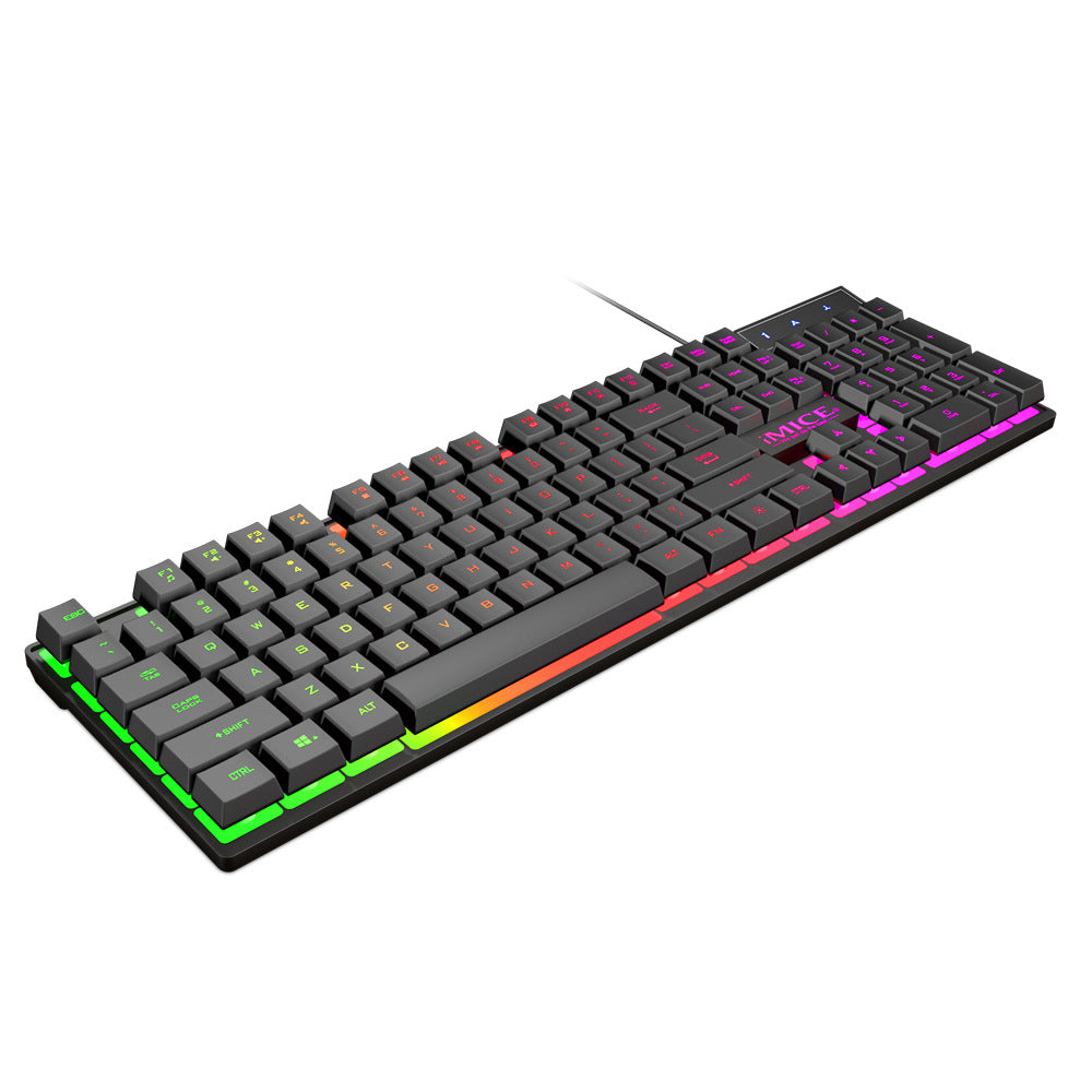 Gaming-Tastatur mit USB-Kabel und Beleuchtung – Bild 1 | LuxeStyle