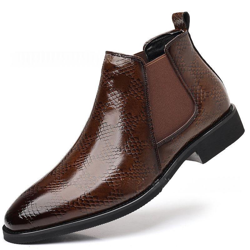Britische Lederstiefeletten für Herren – Bild 1 | LuxeStyle