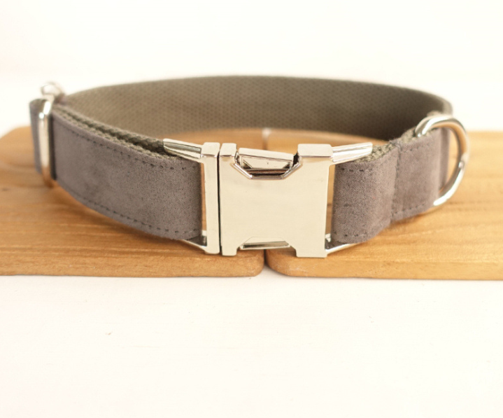 Hundegeschirr mit Fliege, grau – Bild 4 | LuxeStyle