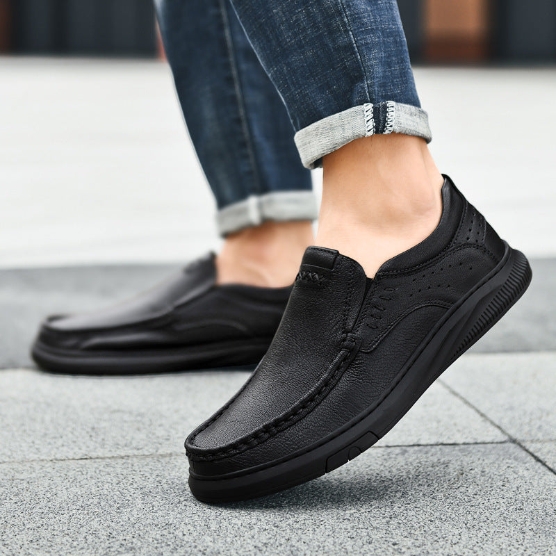 Herren Freizeit-Mokassins aus Leder – Bild 2 | LuxeStyle