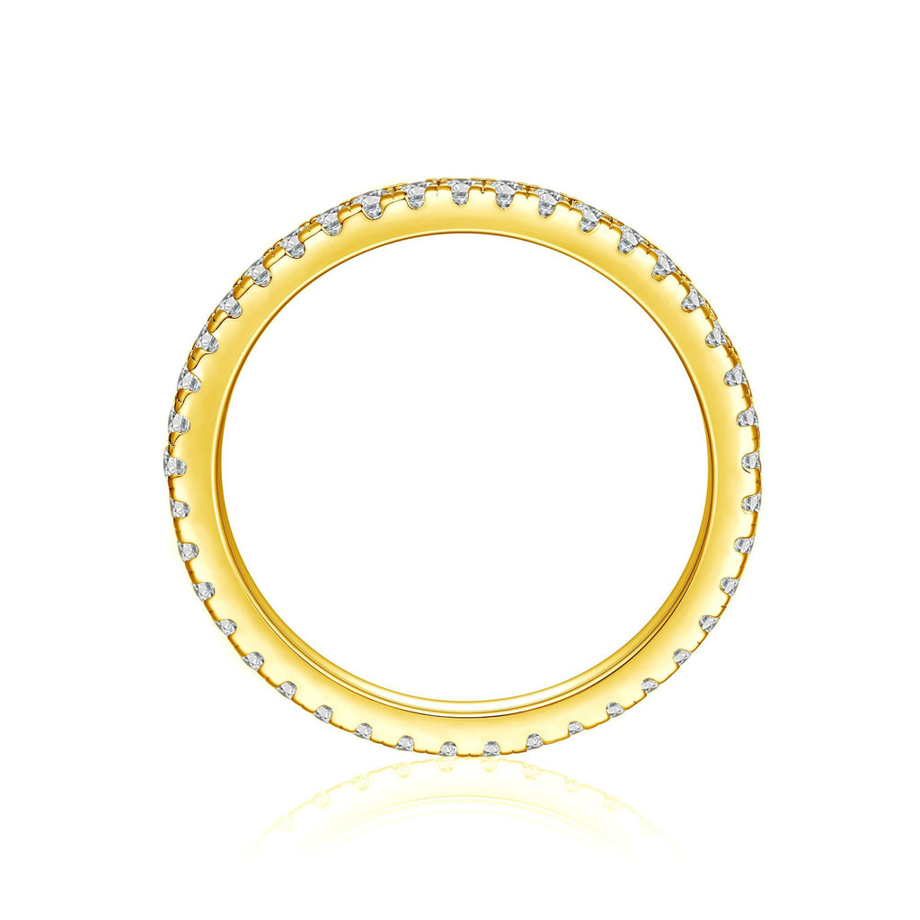 Vollkristall Ring aus S925 Sterlingsilber | LuxeStyle