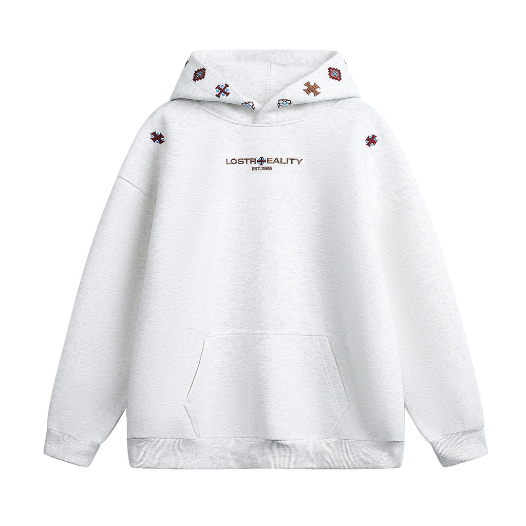 Ethnischer Hoodie mit Stickerei