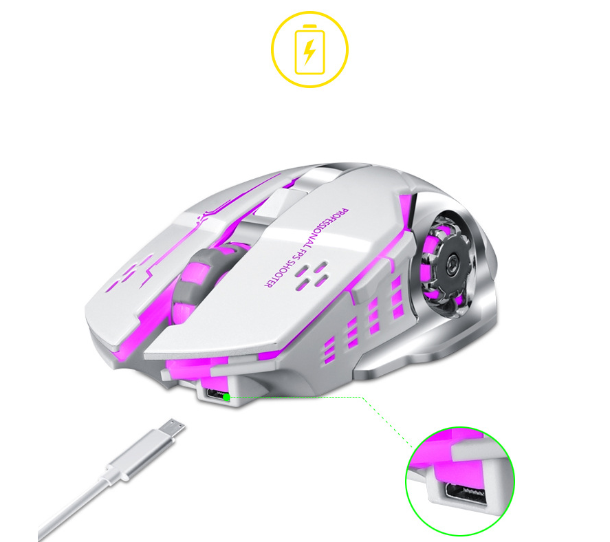 Kabellose Gaming Maus, lautlos – Bild 1 | LuxeStyle