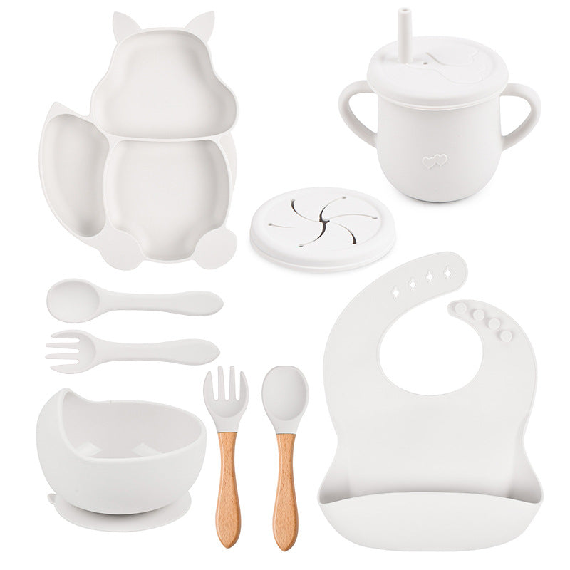 Eichhörnchen Baby Esslern-Set aus Silikon – Bild 2 | LuxeStyle