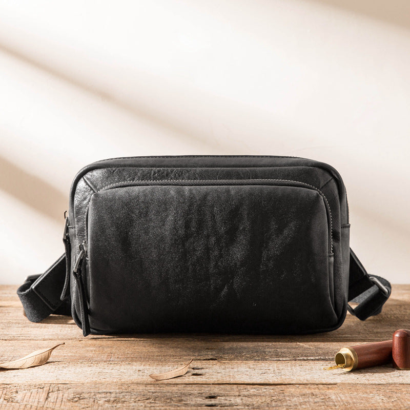 Grosse Schultertasche aus Leder