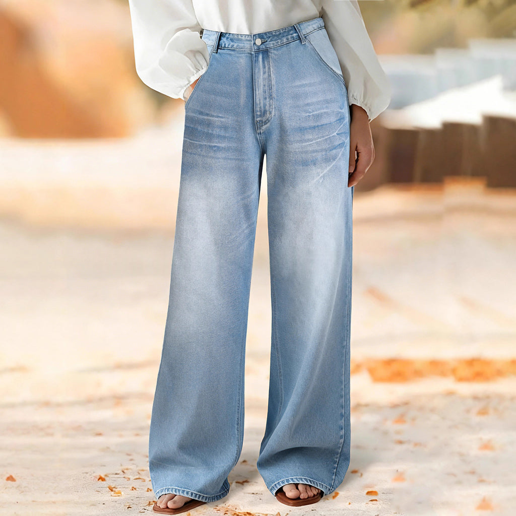 Elegante, weite Jeans