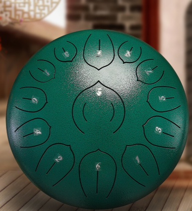 12-Zoll 13-Ton Lotus Heart Steel Tongue Drum